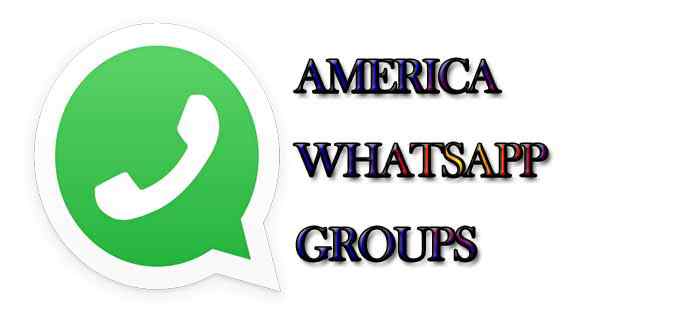 Latest America WhatsApp Group Links