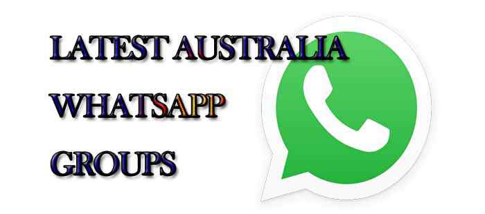 Latest Australia WhatsApp Group Links