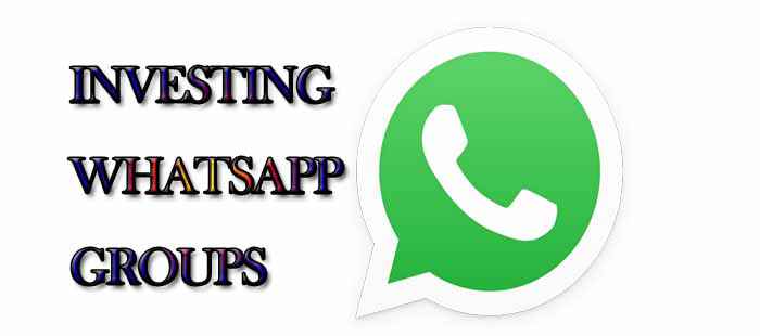 Latest Investing WhatsApp Group Links