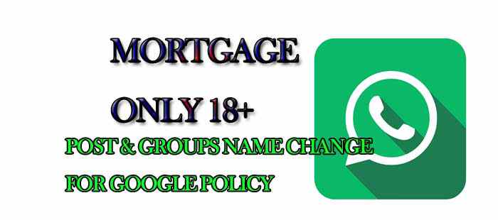 Latest Mortgage WhatsApp Group Links