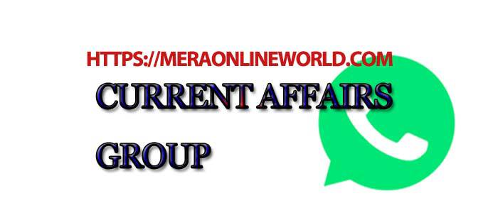Current Affairs Whatsapp Group Link