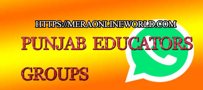 Punjab educators Whatsapp group link