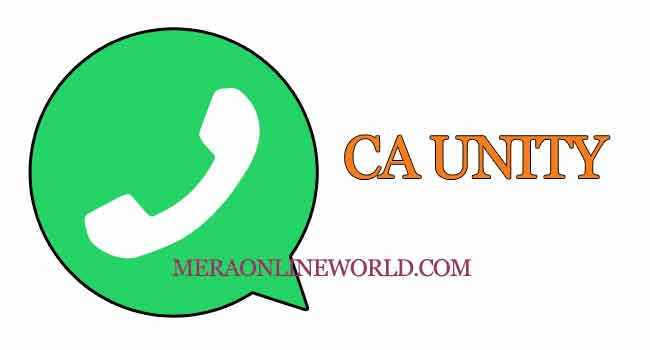 CA Unity Whatsapp Group Link