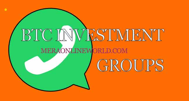 btc investment whatsapp group)