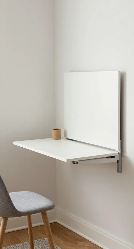Use a Wall-Mounted Desk