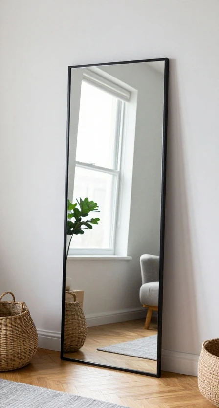 Add a Large Mirror on One Wall